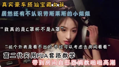 []泡良大神在线教PUA套路！豪车搭讪宝藏女孩（约啪看简阶）